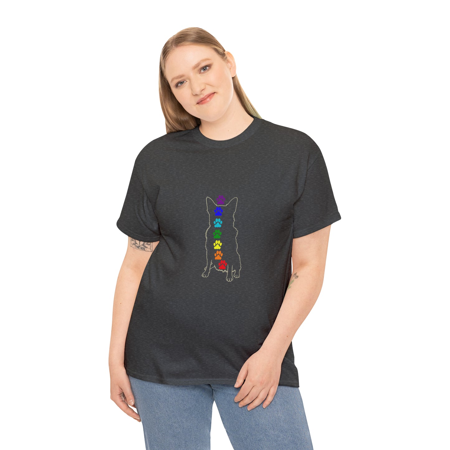 Chakra Labrador Retriever Men's Cotton Tee