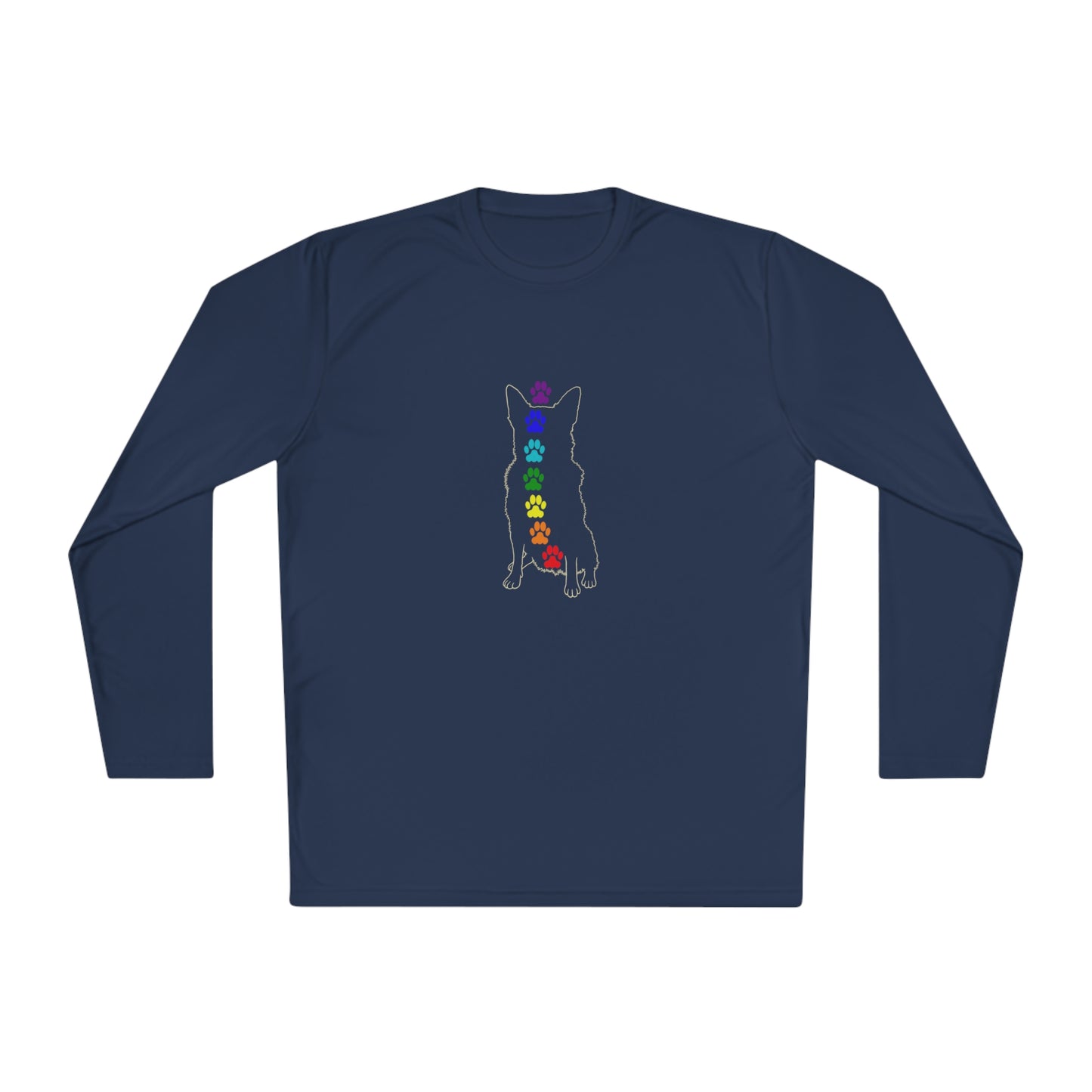 Chakra Cattle Dog Unisex Long Sleeve Tee