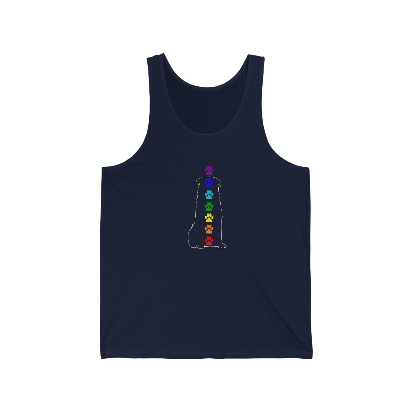 Chakra Rottweiler Unisex Jersey Tank