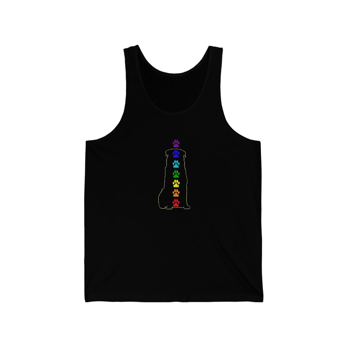 Chakra Rottweiler Unisex Jersey Tank