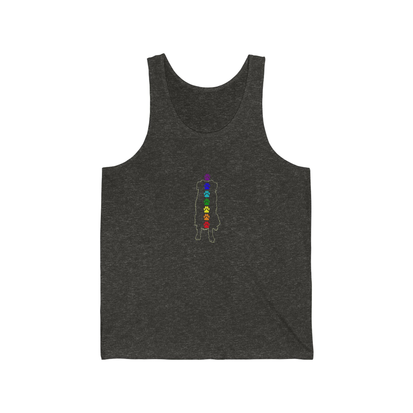 Chakra Australian Shepherd Unisex Jersey Tank