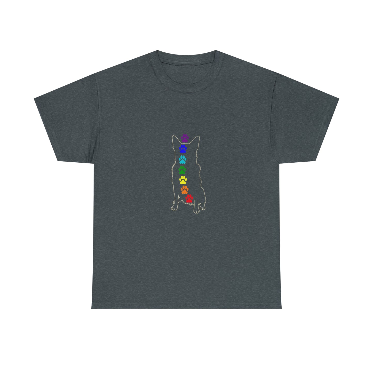 Chakra Australian Shepherd Men's Cotton Tee