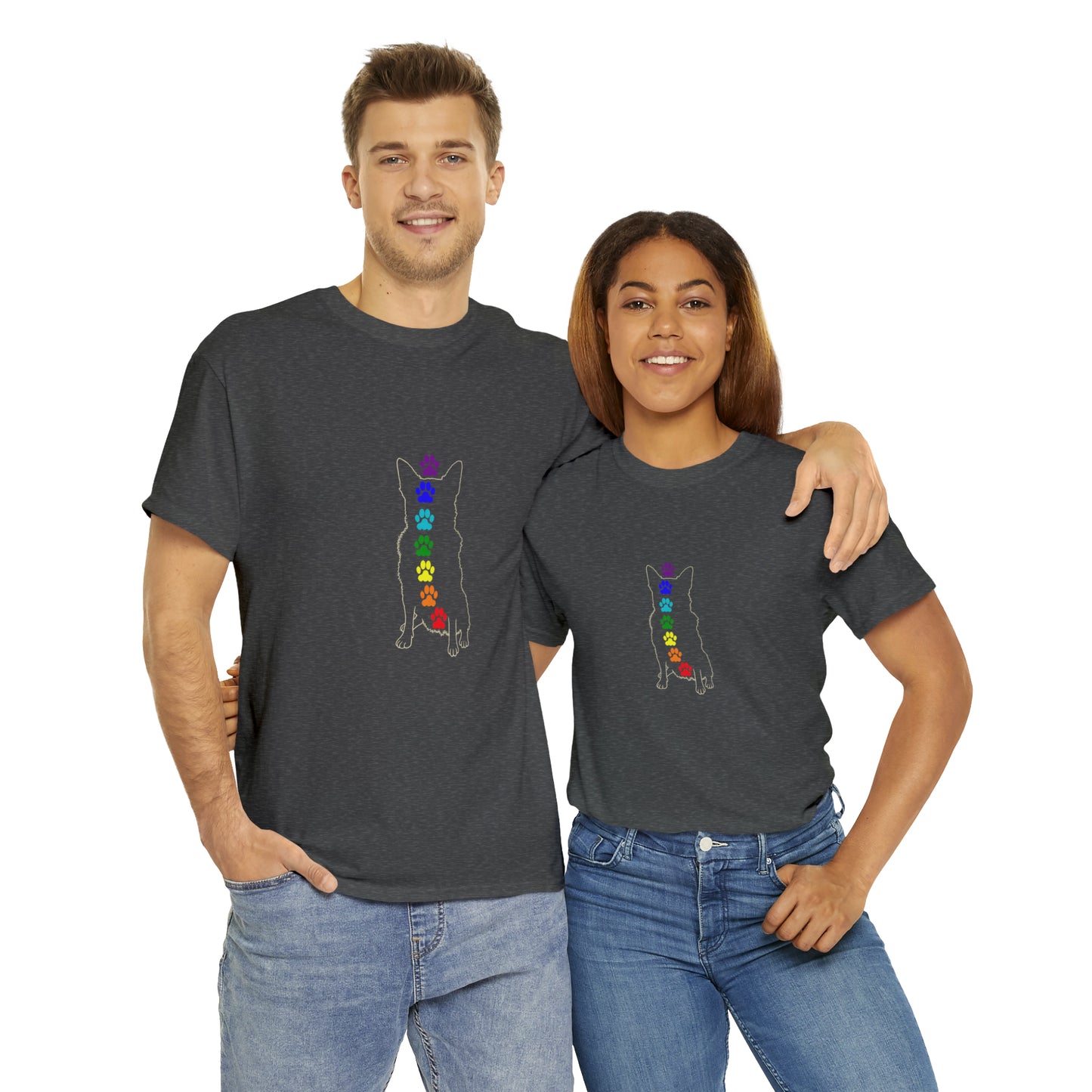 Chakra Rottweiler Men's Cotton Tee