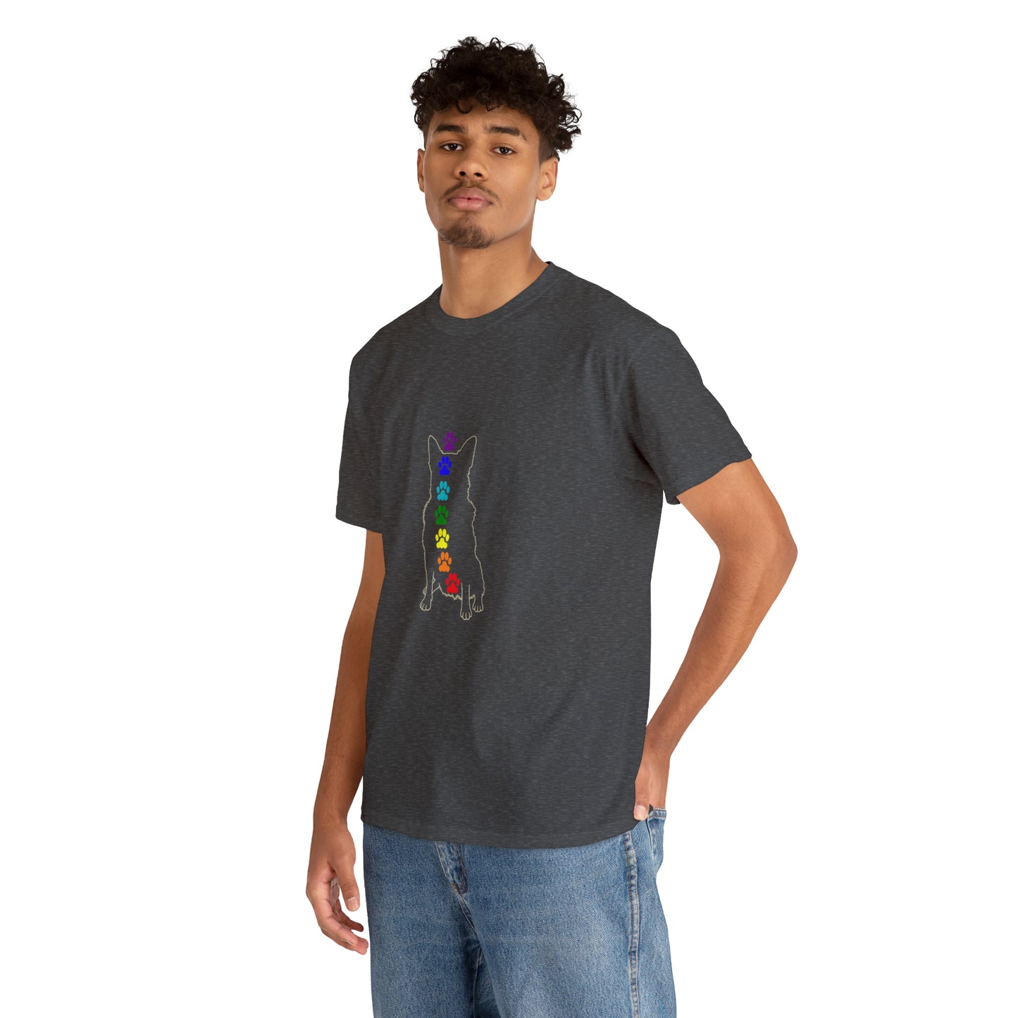 Chakra Rottweiler Men's Cotton Tee