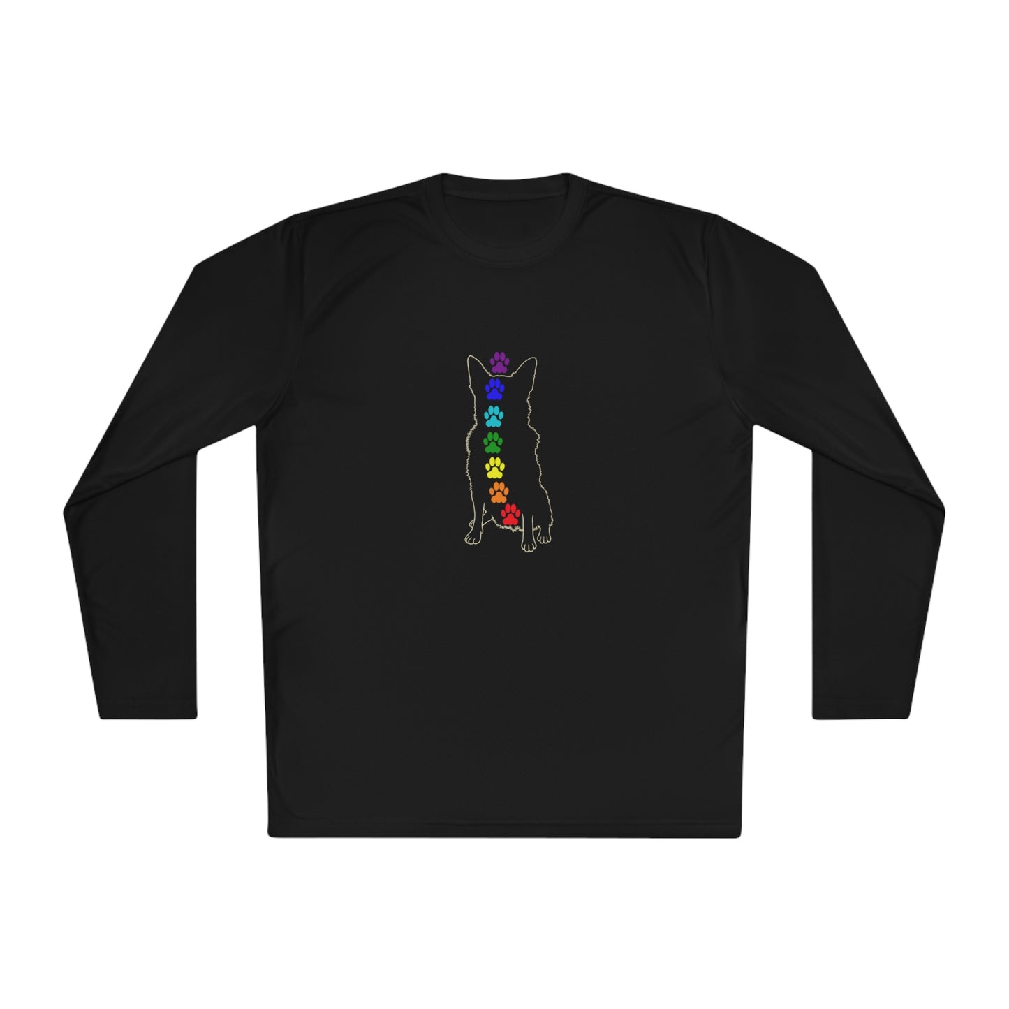 Chakra Cattle Dog Unisex Long Sleeve Tee