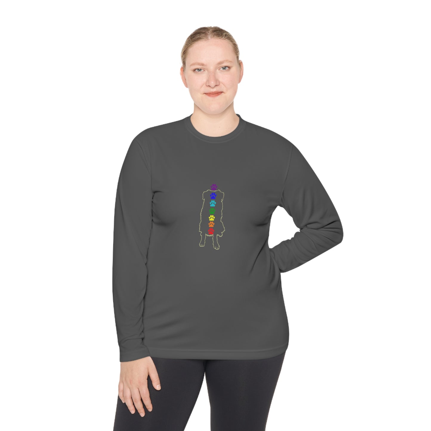 Chakra Australian Shepherd Unisex Long Sleeve Tee