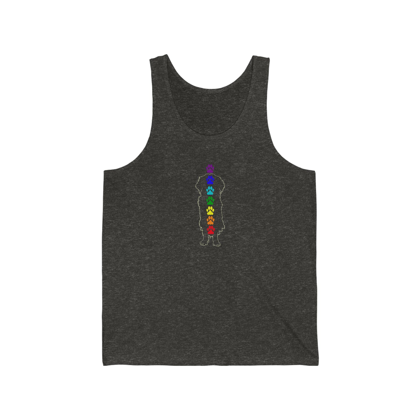 Chakra Golden Retriever Unisex Jersey Tank