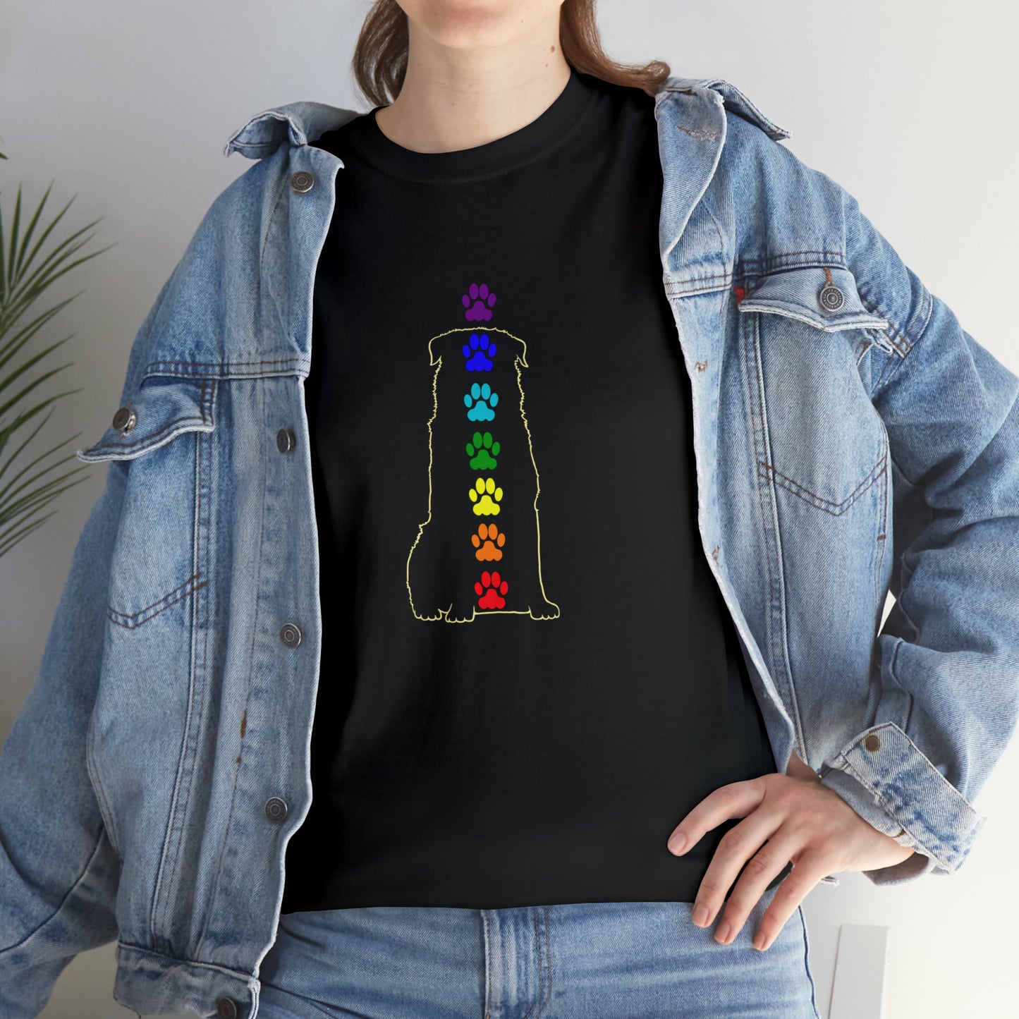 Chakra Rottweiler Men's Cotton Tee