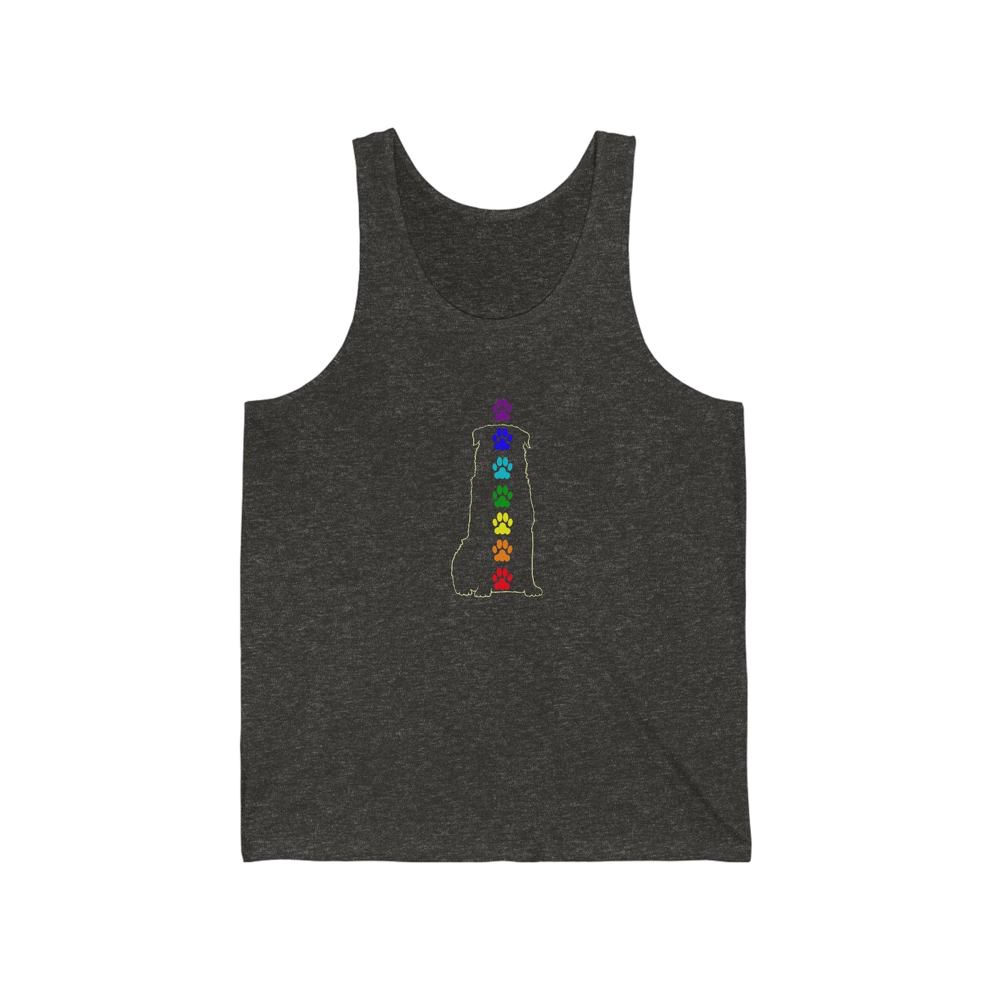 Chakra Rottweiler Unisex Jersey Tank