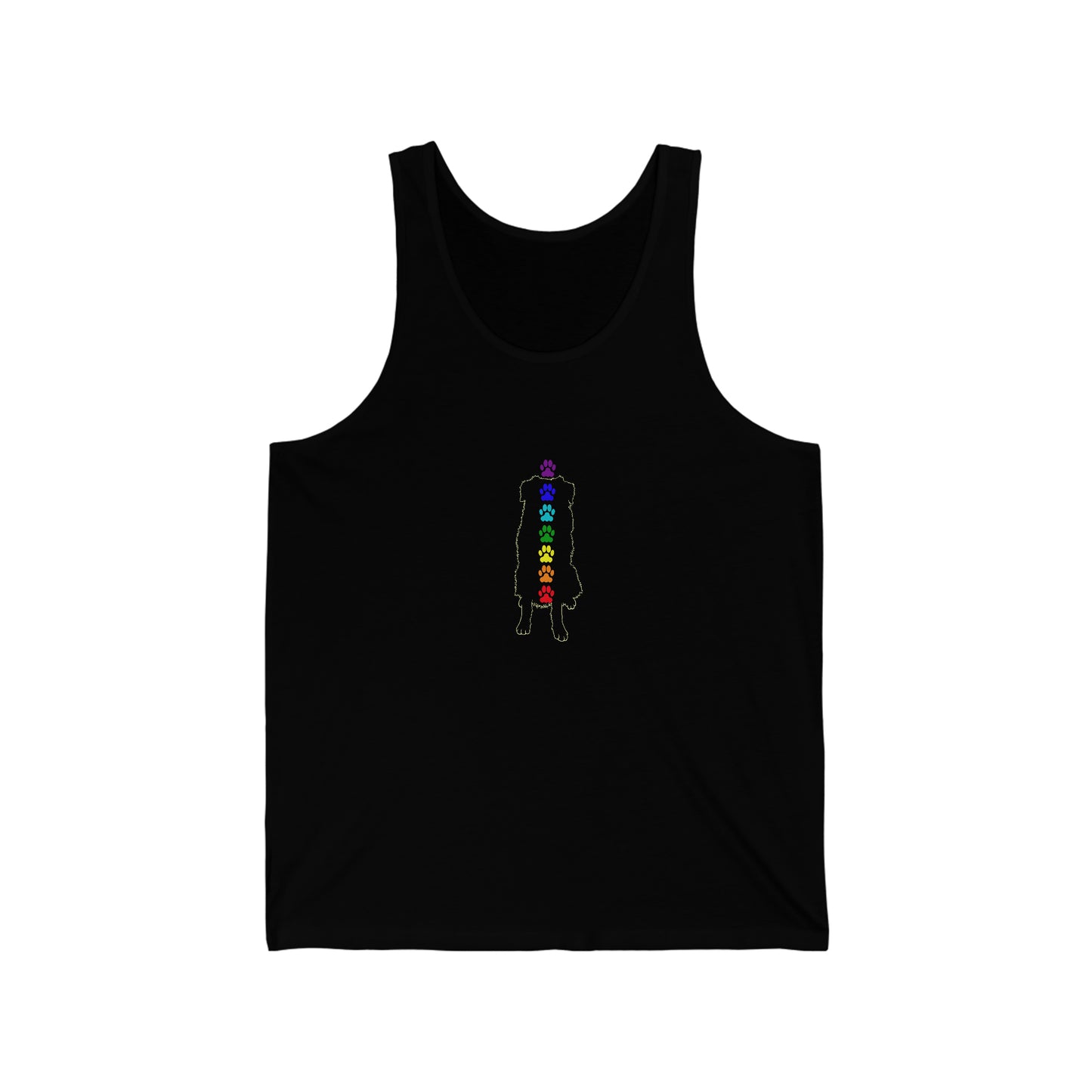 Chakra Australian Shepherd Unisex Jersey Tank