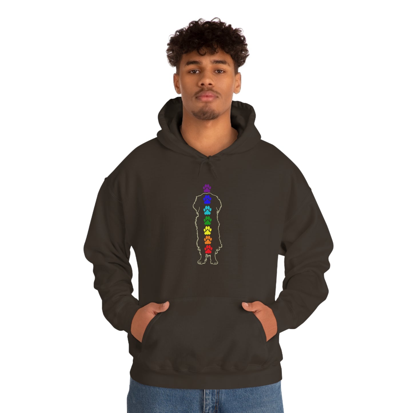 Chakra Golden Retriever Heavy Blend™ Hoodie