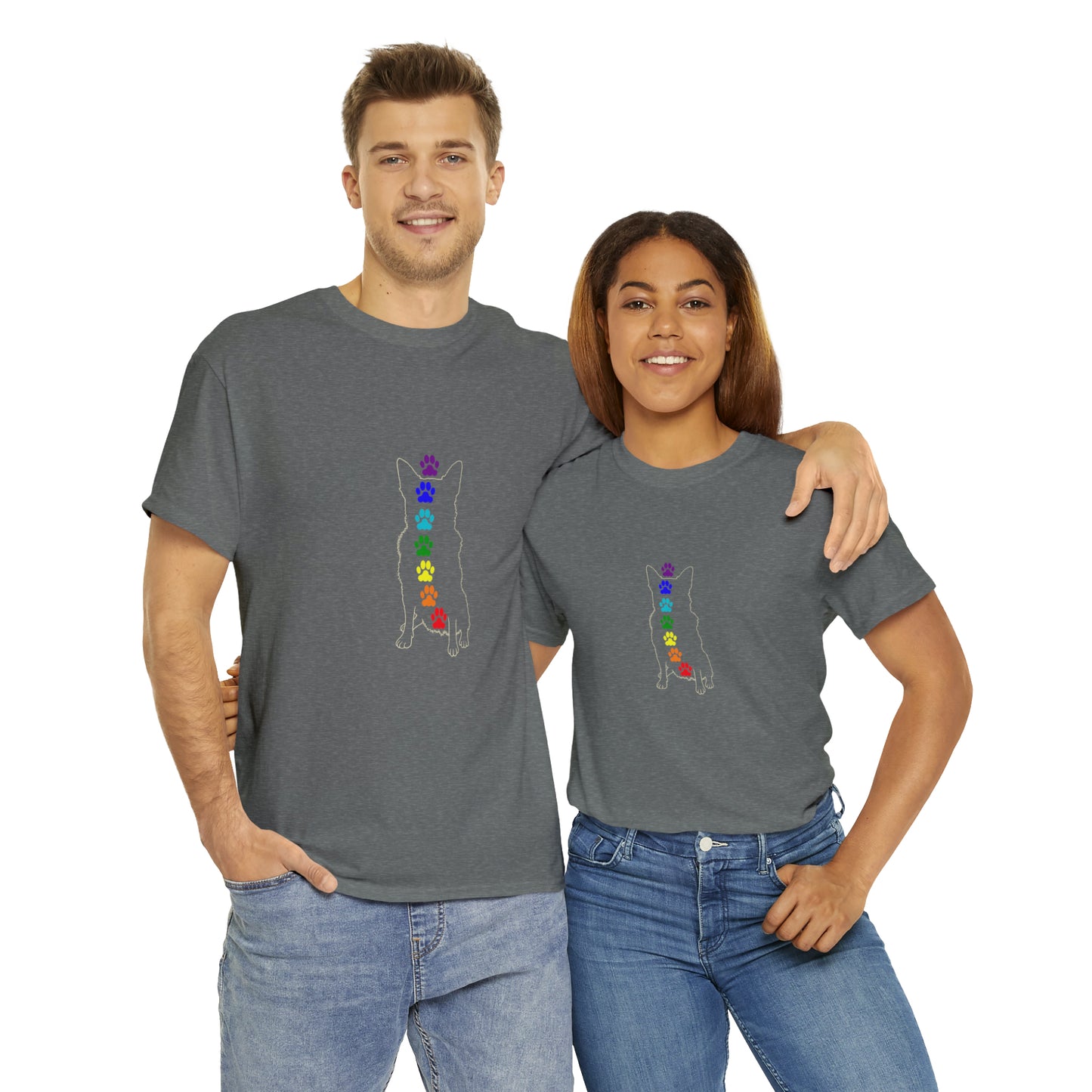 Chakra Rottweiler Men's Cotton Tee