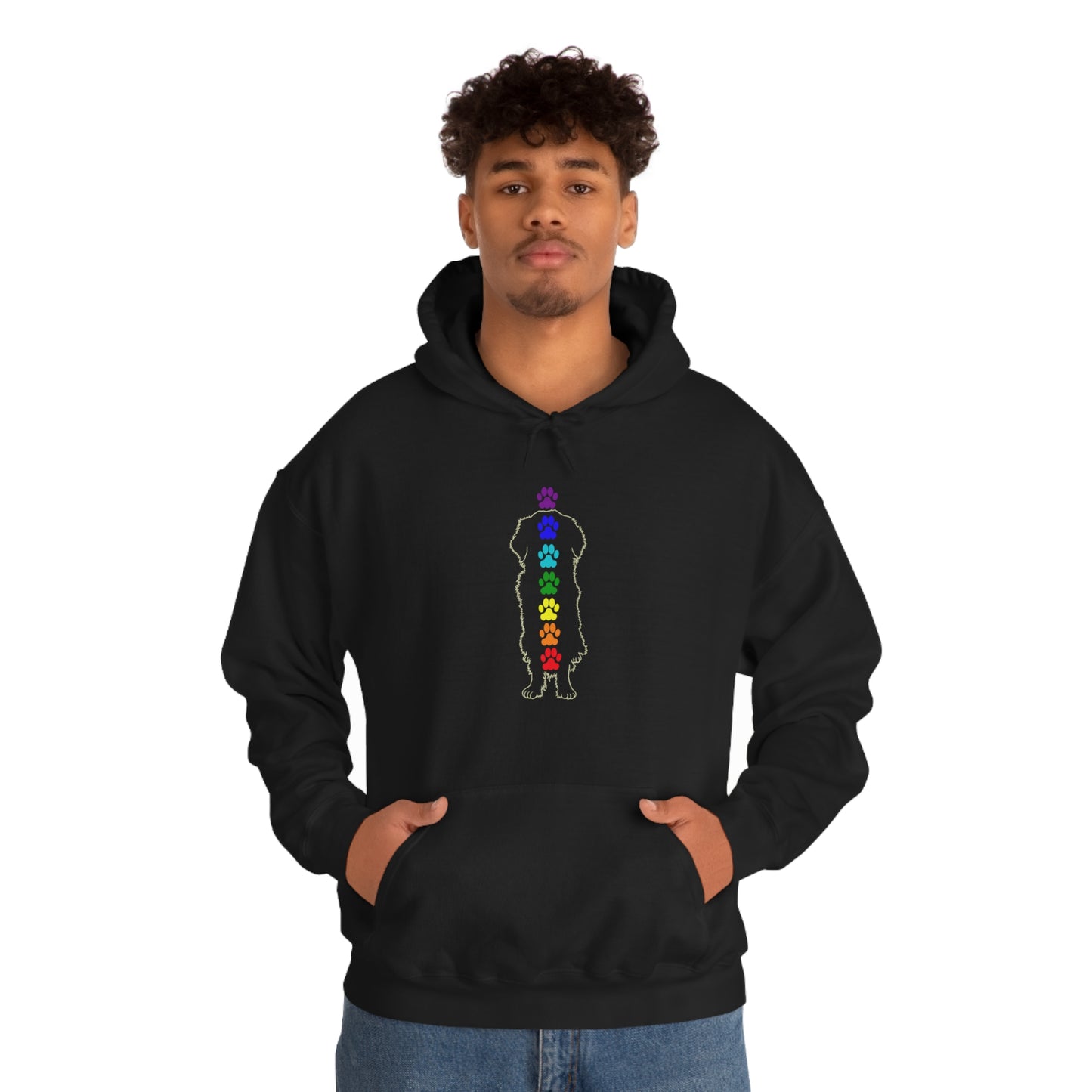 Chakra Golden Retriever Heavy Blend™ Hoodie