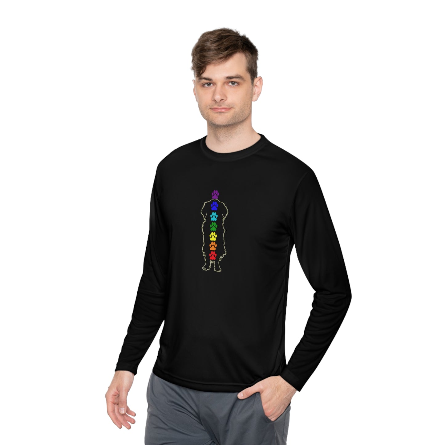 Chakra Golden Retriever Unisex Long Sleeve Tee