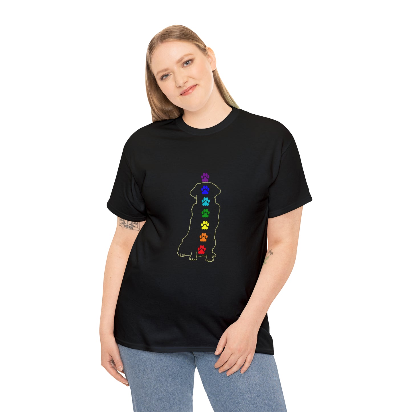 Chakra Labrador Retriever Men's Cotton Tee