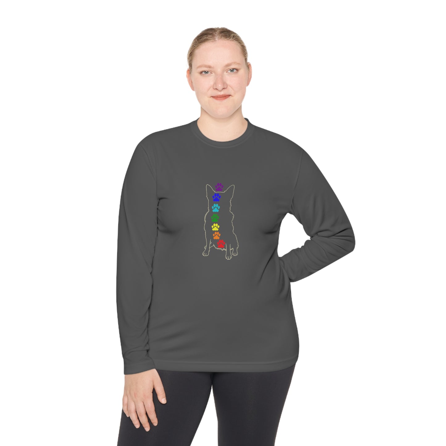 Chakra Cattle Dog Unisex Long Sleeve Tee