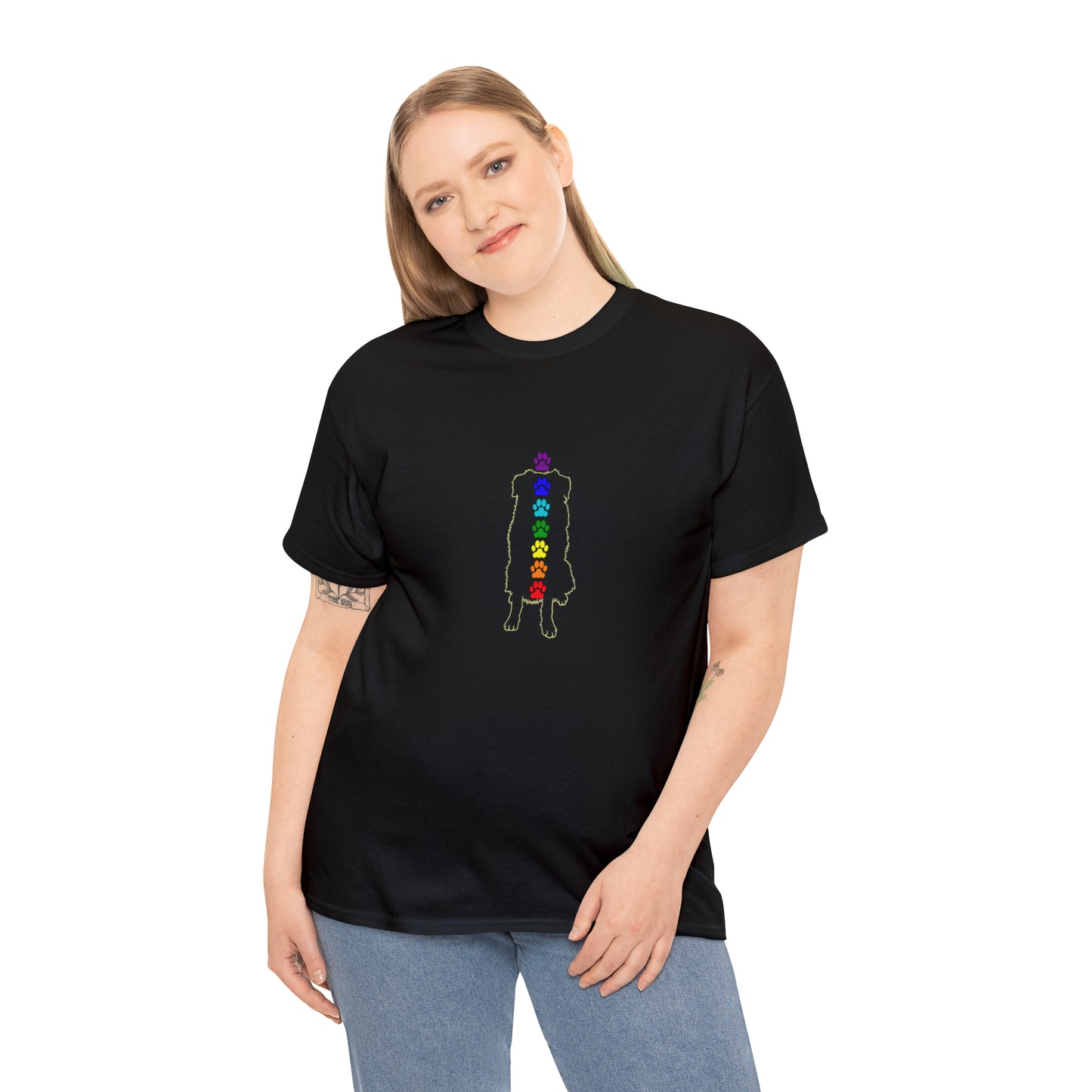 Chakra Australian Shepherd Men's Cotton Tee