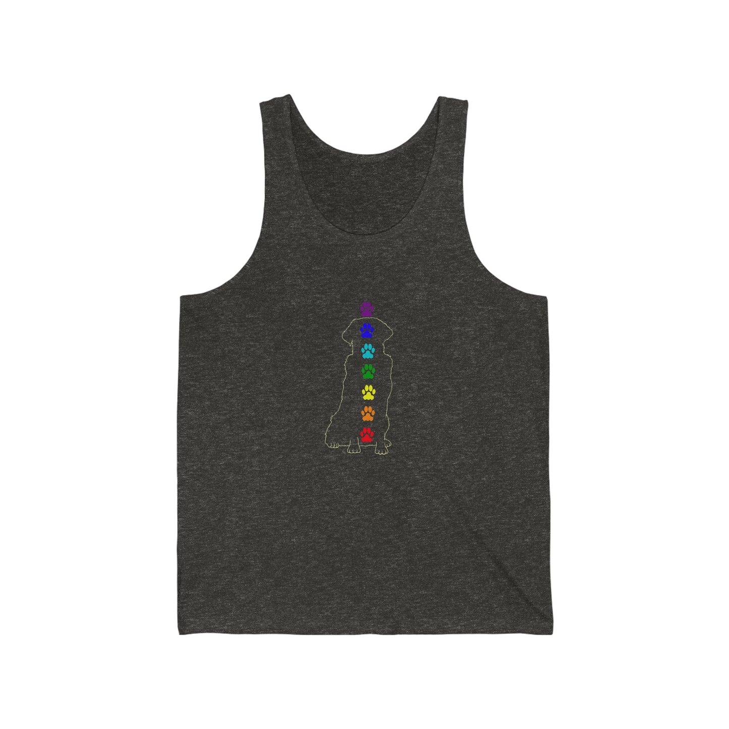 Chakra Labrador Retriever Unisex Jersey Tank