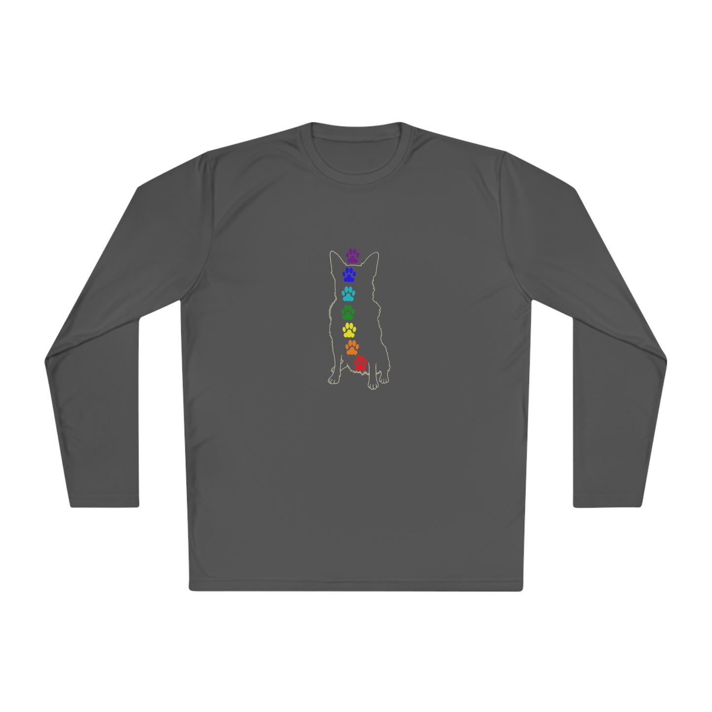 Chakra Cattle Dog Unisex Long Sleeve Tee