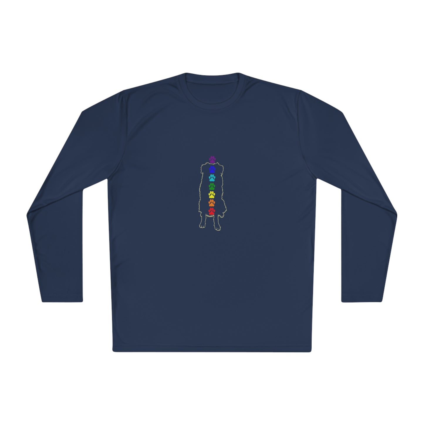 Chakra Australian Shepherd Unisex Long Sleeve Tee