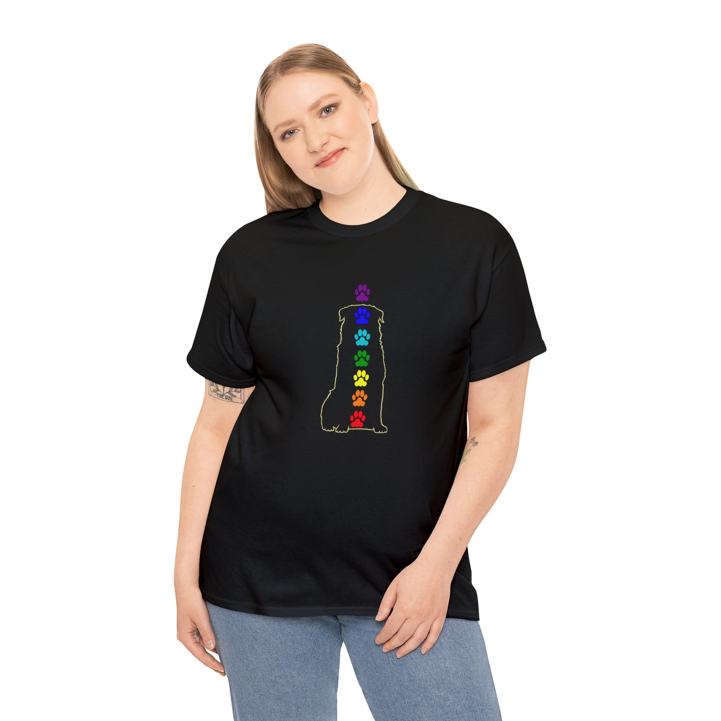 Chakra Rottweiler Men's Cotton Tee