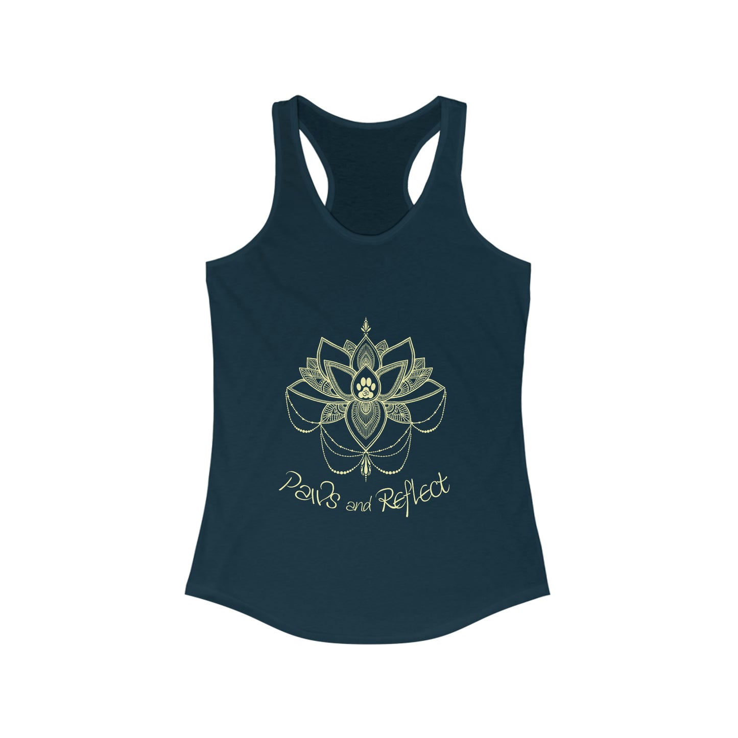 Paws and Reflect Ladies Racerback Tank