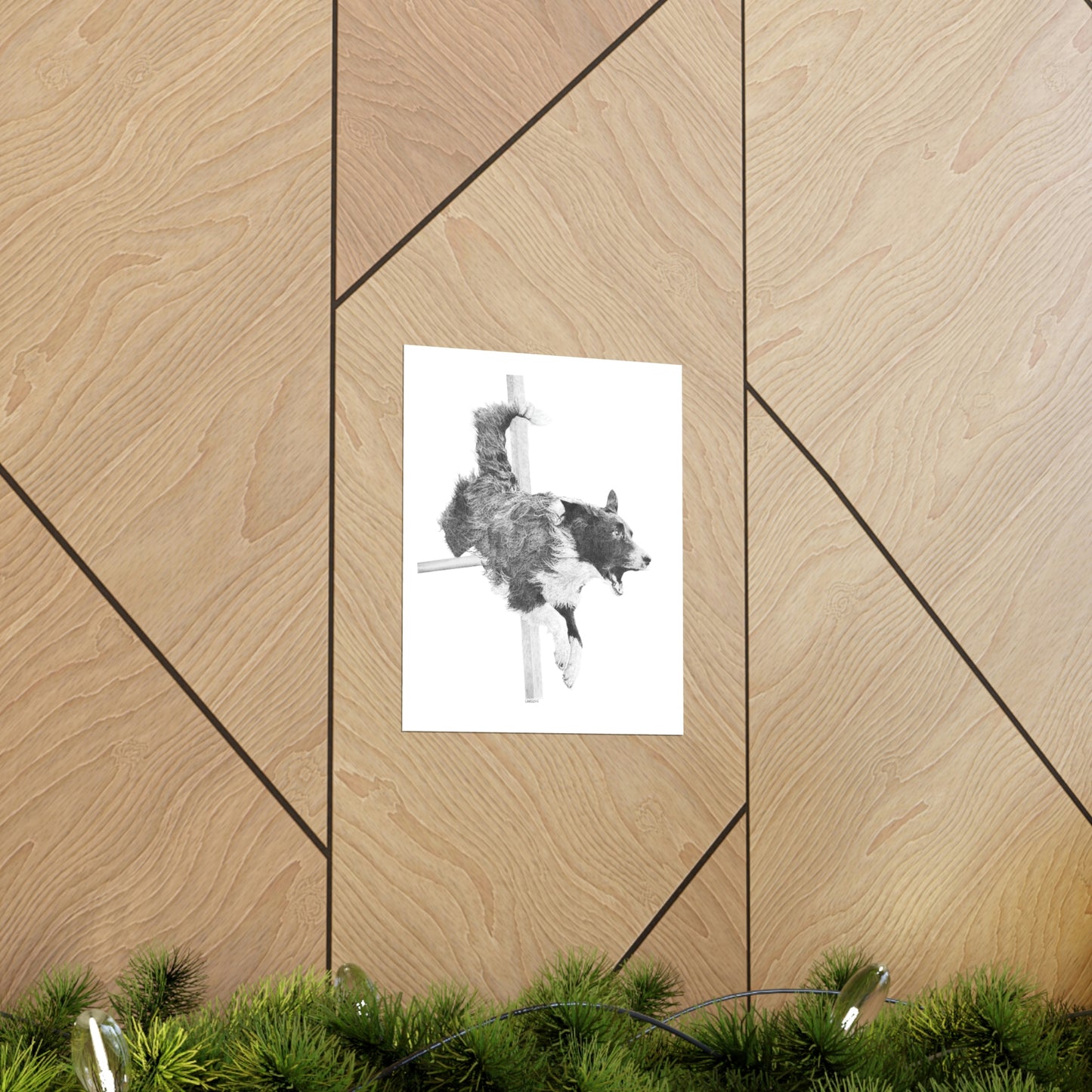 "High Octane" - Agility Border Collie Print