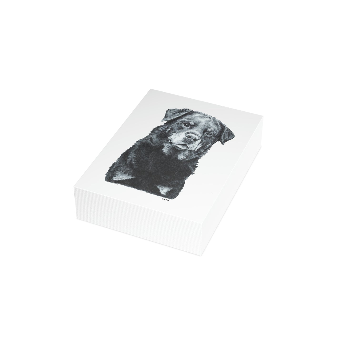 Rottweiler Folded Greeting Cards (1, 10, 30, and 50pcs)