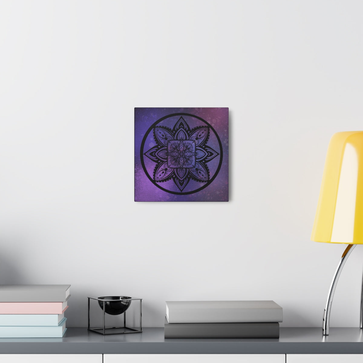 Plum Crazy Mandala Canvas Print