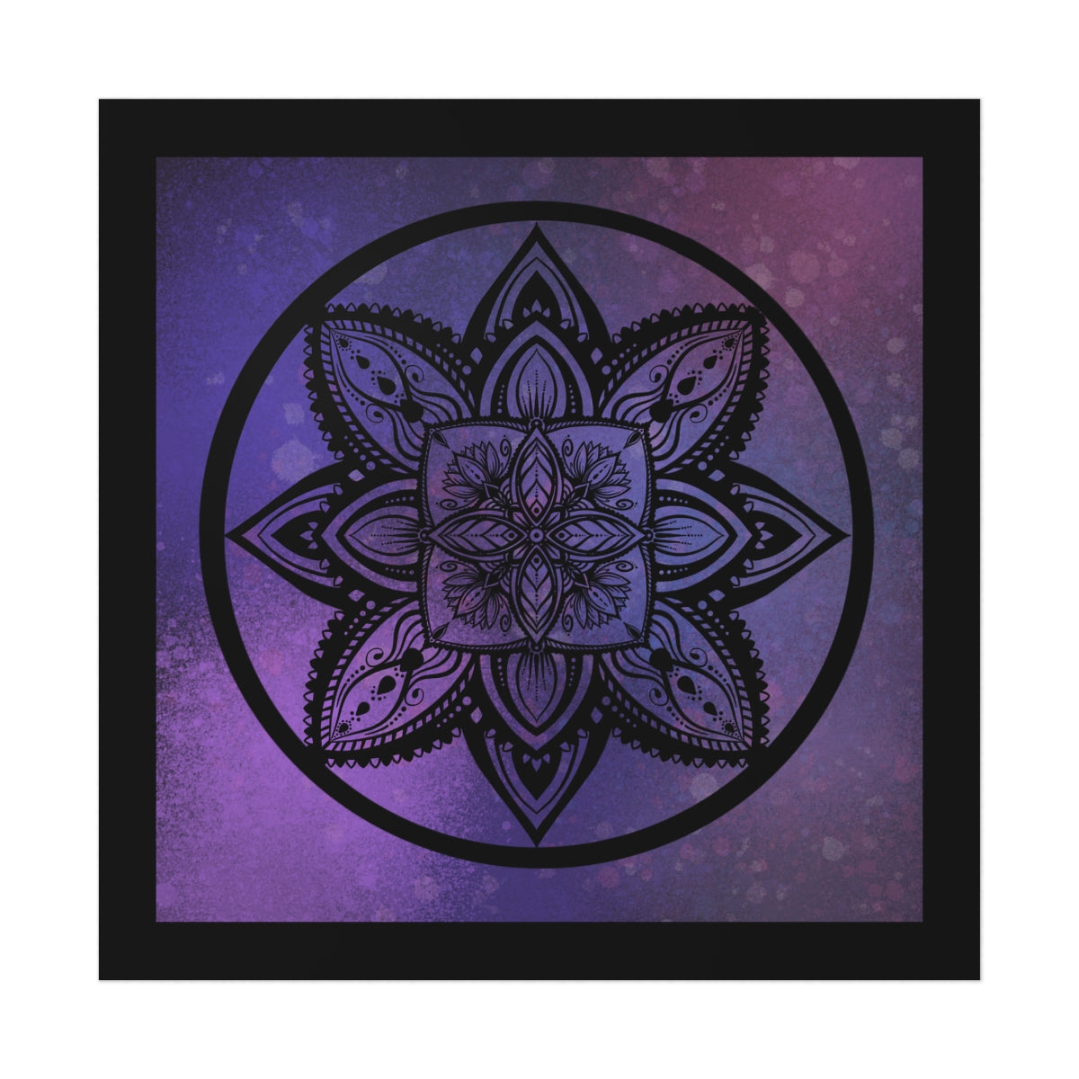 Plum Crazy Mandala Prints